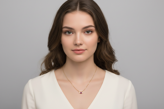 Ruby Carabiner and Chain