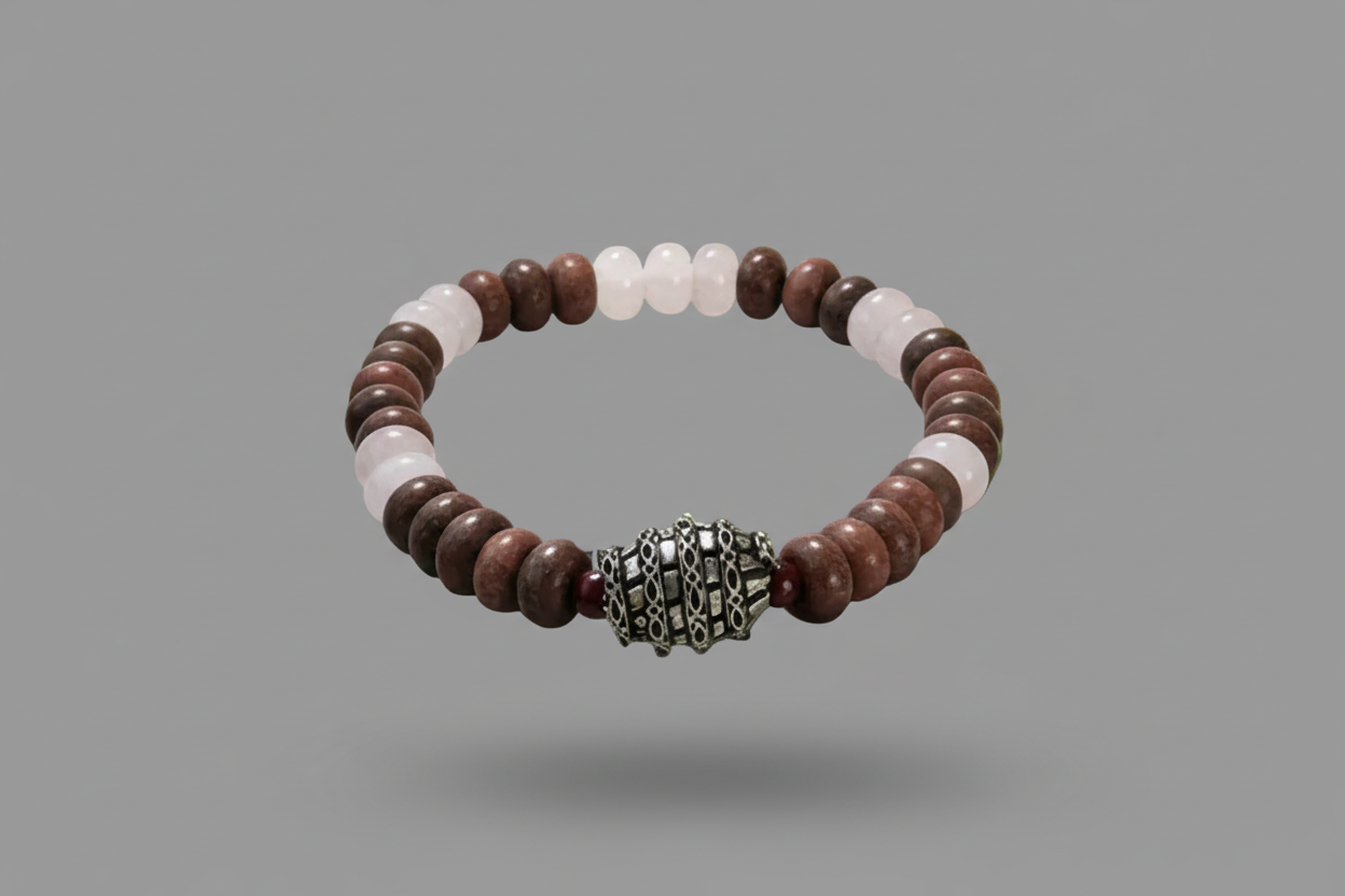 Big Bang Infinity Bead Bracelet RED JASPER