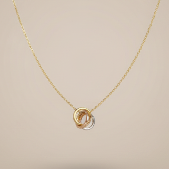 Trinity Rings Necklace